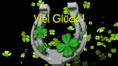 Messages German Viel Glück Animated Background 001 