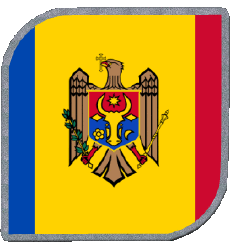 Bandiere Europa Moldova Quadrato 