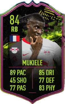 Multi Media Video Games F I F A - Card Players France Nordi Mukiele 