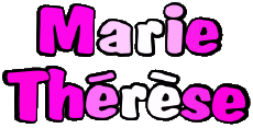 First Names FEMININE - France M Composed Marie Thérèse 