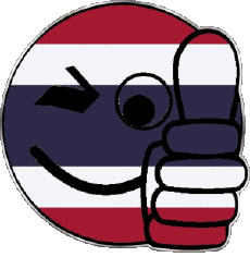 Flags Asia Thailand Smiley - OK 