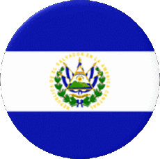 Fahnen Amerika Salvador Runde 