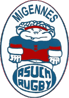 Sports Rugby Club France Logo Dept 89 AS UC Migennes 