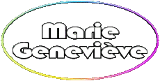 Prénoms FEMININ - France M Composé Marie Geneviève 