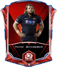 Sports Rugby - Players Scotland Team 2022 Pierre Schoeman 