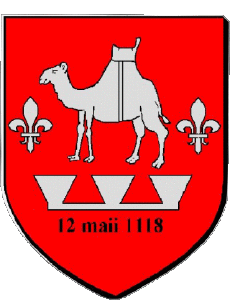 Banderas Francia Departamentos - Ciudades 16 LA COURONNE 