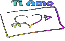 Nachrichten Italienisch Ti Amo Herz 