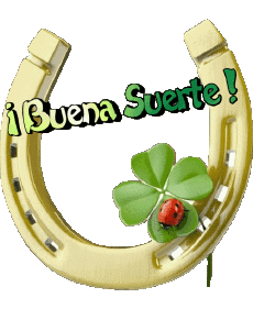 Messages Spanish Buena Suerte Transparent Background 08 
