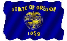 Bandiere America U.S.A - Stati Oregon Sventola 