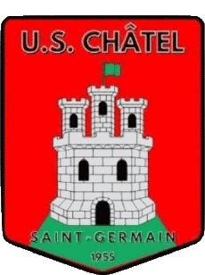 Sports FootBall Club France Logo Grand Est 57 - Moselle US Châtel Saint Germain 