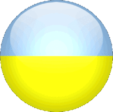 Flags Europe Ukraine Round 