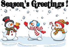 Messages Anglais Season's Greetings Serie 14 