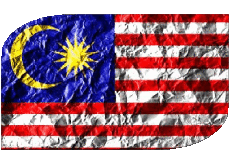 Drapeaux Asie Malaisie Rectangle 