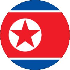 Fahnen Asien Nordkorea Verschiedene 
