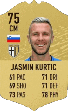Multimedia Videospiele F I F A - Karten Spieler Slowenien Jasmin Kurtic 