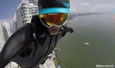 Umorismo -  Fun Sportivo Paracadutismo Wingsuit  Città 