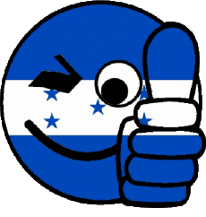 Flags America Honduras Smiley - OK 