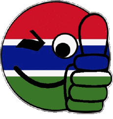 Bandiere Africa Gambia Faccina - OK 