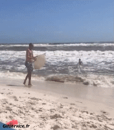 Humor -  Fun Sport Skim board Stürze - Fail 