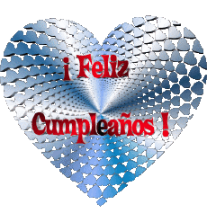 Mensajes Español Feliz Cumpleaños Corazón 006 