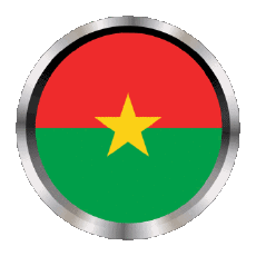 Bandiere Africa Burkina Faso Rotondo - Anelli 