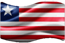 Banderas África Liberia Rectángulo 