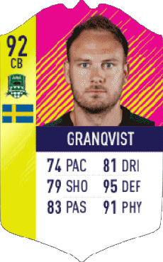 Multimedia Vídeo Juegos F I F A - Jugadores  cartas Suecia Andreas Granqvist 