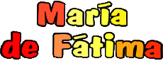 Vorname WEIBLICH - Spanien M Zusammengesetzter María de Fátima 