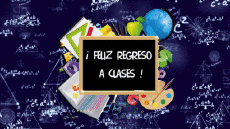 Nachrichten Spanisch Feliz Regreso a Clases Animierter Hintergrund 001 