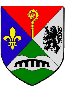 Wappen-Fahnen Frankreich Abteilungen - Städte 72 YVRE L_EVEQUE 