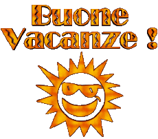 Nachrichten Italienisch Buone Vacanze Transparenter Hintergrund 04 