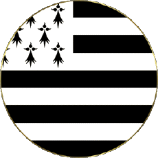 Banderas Francia Regiones Bretaña Ronda 