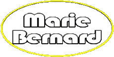 Nombre FEMENINO - Francia M Compuesto Marie Bernard 