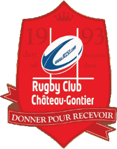 Sports Rugby Club France Logo Dept 53 RC Château-Gontier 