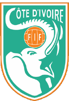 Logo-Sport Fußball - Nationalmannschaften - Ligen - Föderation Afrika Elfenbeinküste Logo
