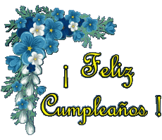 Messages Spanish Feliz Cumpleaños Floral Transparent Background 002 