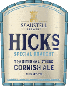 Hick's-Boissons Bières Royaume Uni St Austell Hick's