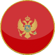 Drapeaux Europe Monténégro Rond 