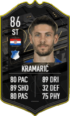 Multimedia Videospiele F I F A - Karten Spieler Kroatien Andrej Kramaric 