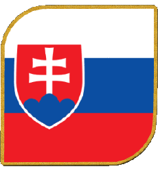 Banderas Europa Eslovaquia Plaza 