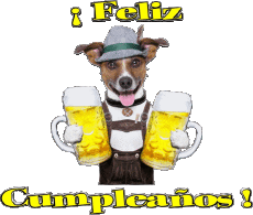 Mensajes Español Feliz Cumpleaños Animales 003 