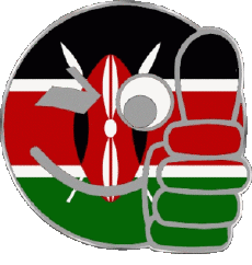 Flags Africa Kenya Smiley - OK 