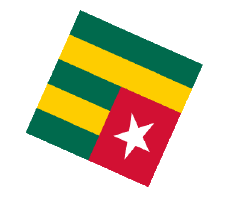 Banderas África Togo Esfera - Cubo 