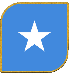 Bandiere Africa Somalia Quadrato 