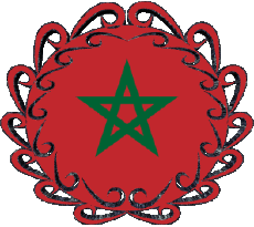 Banderas África Marruecos Forma 01 