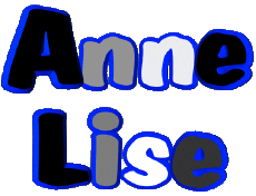 Vorname WEIBLICH - Frankreich A Zusammengesetzter Anne Lise 