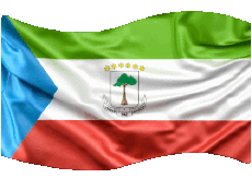 Drapeaux Afrique Guinée Equatorial Rectangle 