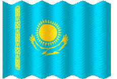 Bandiere Asia Kazakistan Sventola 