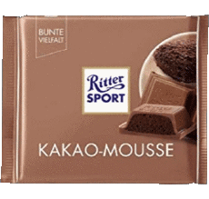 Kakao-Mousse-Essen Pralinen Ritter Sport Kakao-Mousse