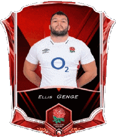 Sportivo Rugby - Giocatori Inghilterra Squadra 2022 Ellis Genge 